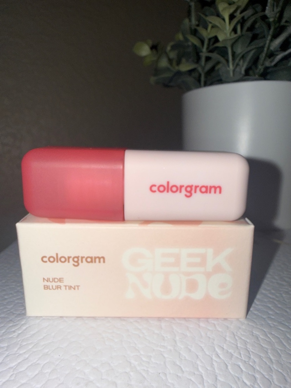 COLORGRAM Nude Blur Tint #05 Vintage Red 5g K-Beauty Lip & Cheek Tint